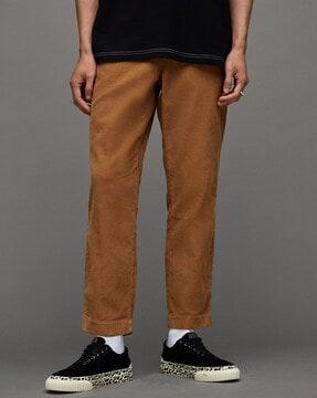 sleid straight fit trousers