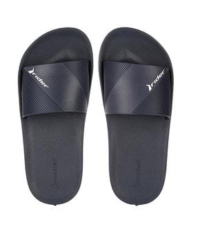 sliders with embossed logo