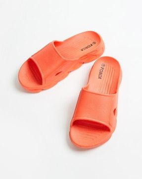 slides with brand print