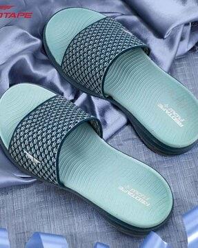 slides with fabric upper