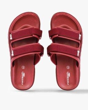 slides with velcro fastening