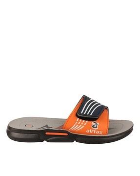 slides with velcro fastening