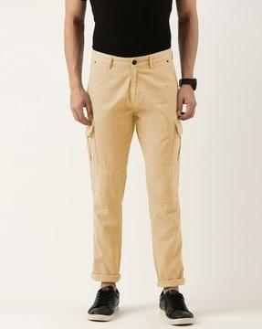 slim fit cargo pant with flap pocket