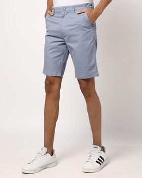 slim fit cotton city shorts
