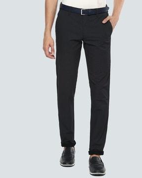 slim fit flat front chinos
