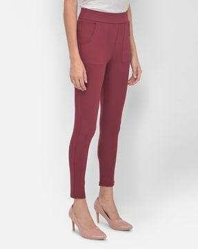 slim fit jeggings with insert pockets