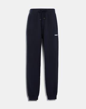 slim fit joggers with slip pockets