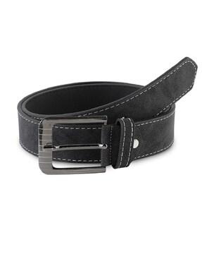 slim belt with buckle closure