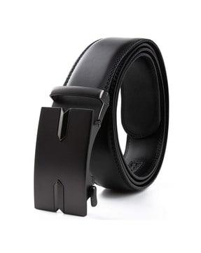 slim belt with push-pin buckle closure