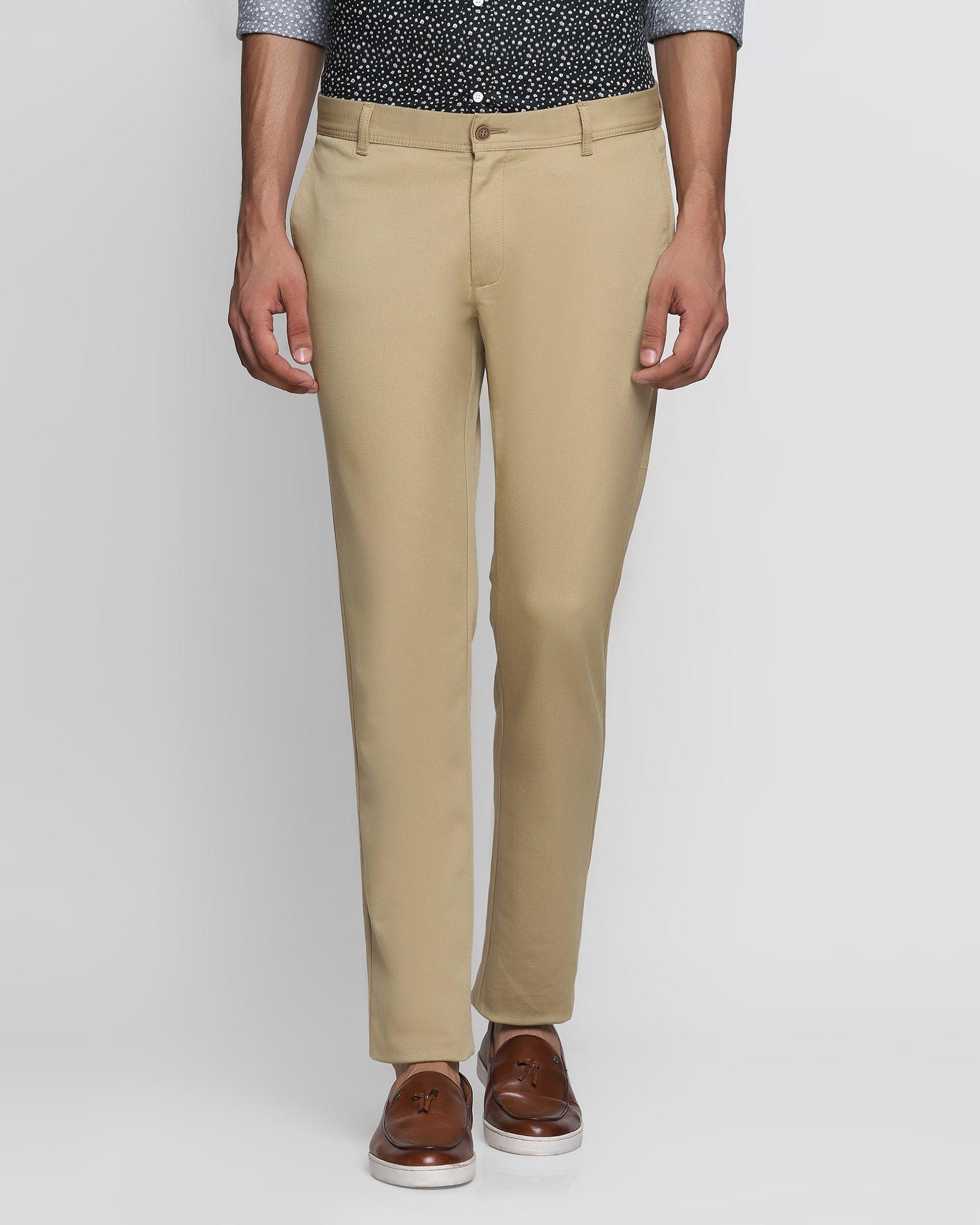 slim fit b-91 casual khaki textured khakis - kindle