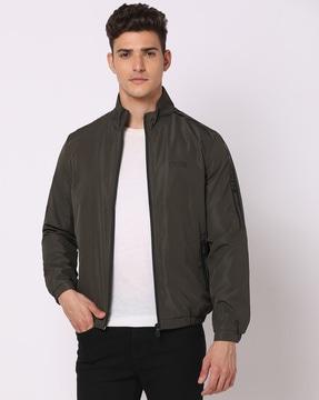 slim fit bomber jacket