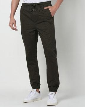 slim fit cargo joggers with insert pockets