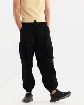 slim fit cargo pants with insert pockets