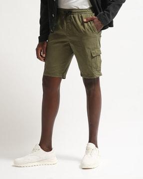 slim fit cargo shorts