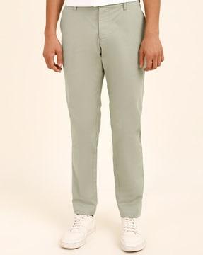 slim fit chinos with insert pockets