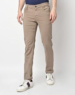 slim fit chinos with pocket