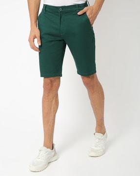 slim fit city shorts with insert pockets