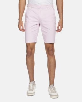 slim fit city shorts with insert pockets