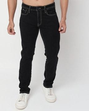 slim fit clean look jeans