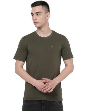 slim fit cotton crew-neck t-shirt