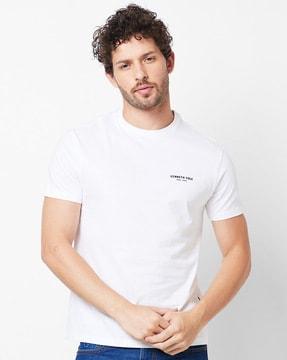 slim fit cotton crew-neck t-shirt