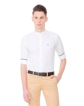 slim fit cotton shirt