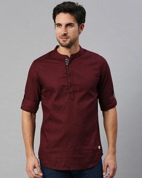 slim fit cotton shirt