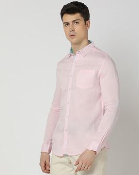 slim fit cotton shirt