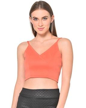 slim fit crop length top