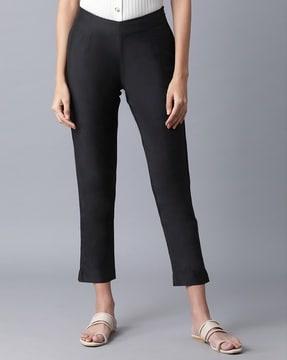 slim fit cropped pants