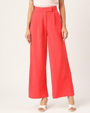 slim fit culottes with slip pockets