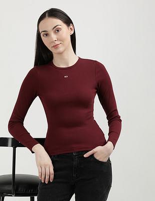 slim fit essential rib t-shirt