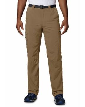 slim fit flat-front cargo pants