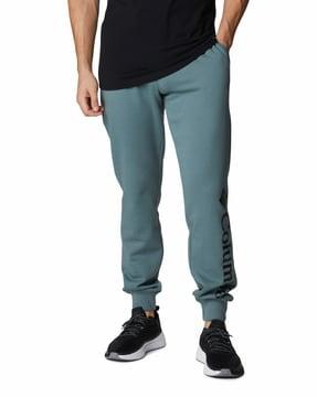 slim fit flat-front jogger pants