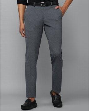 slim fit flat-fronttrousers