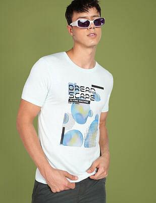 slim fit graphic print t-shirt