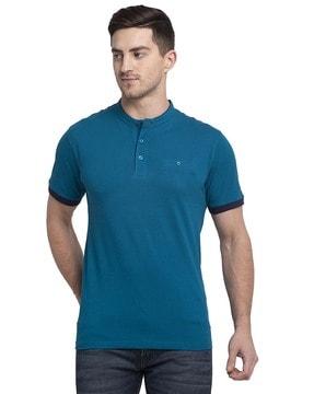 slim fit henley t-shirt