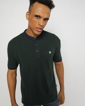 slim fit henley t-shirt