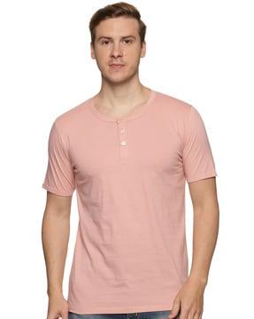 slim fit henley t-shirt