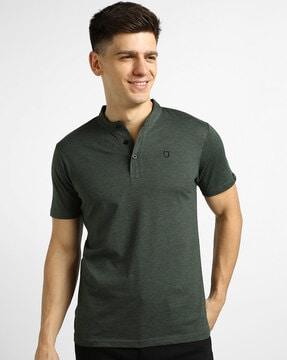 slim fit henley t-shirt