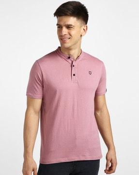 slim fit henley t-shirt