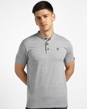 slim fit henley t-shirt