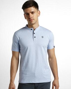 slim fit henley t-shirt