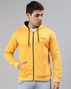 slim fit hooded jacket