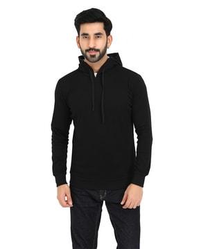 slim fit hooded neck t-shirt