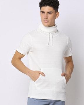 slim fit hooded t-shirt