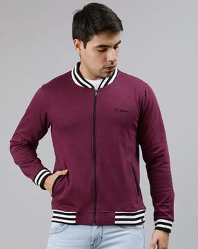 slim fit jacket with insert pockets