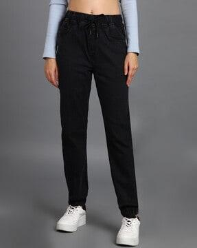 slim fit jeans with drawstring