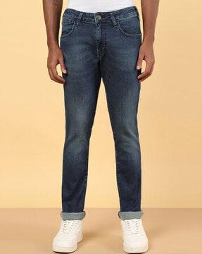slim fit jeans with insert pockets