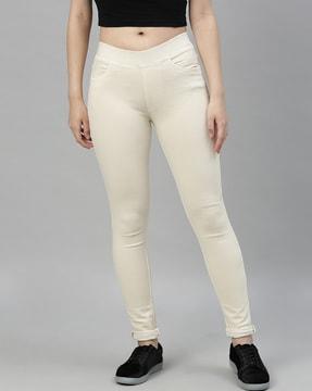 slim fit jeggings with elasticated waistband